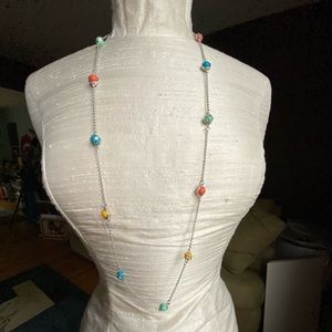 Lia Sophia confection long strand necklace